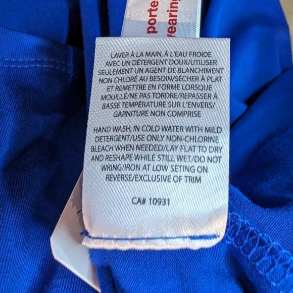 Laura cobalt ruffle bardot top, Woman's XXL, new! - Picture 6 of 8